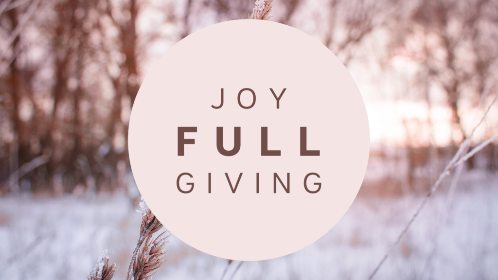Joy FULL Giving